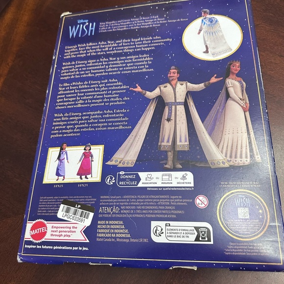 Disney Wish Movie King Magnifico & Queen Amaya of Rosas Dolls 2-pack - Picture 3 of 10